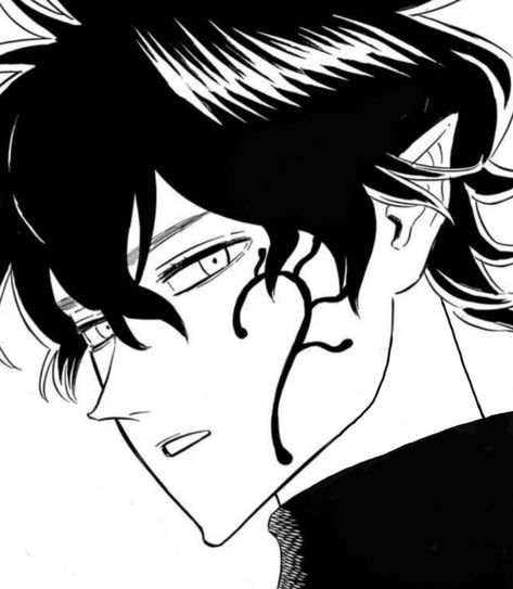 Yuno Manga Panel, Yuno Grinberryall Manga, Yuno Manga Icon, Yuno Black Clover Manga, Yuno Manga, Yuno Grinberryall, Yuno Black Clover, Megumi Anime, Neon Anime