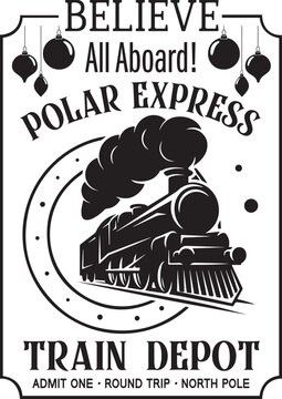 Polar Express Drawing, Polar Bear Express, Ink Reference, Polar Express Party, Polar Express Train, School Decor, Train Depot, Polar Express, Admit One