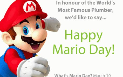 Mario Day, March Themes, Sloppy Joe, Show Video, Educational Crafts, Mario, Mario Characters, Tv Shows, Gif