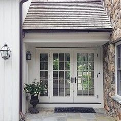 breezeway with french doors Casa Garage, Garage Plans Detached, Plan Garage, Garage Addition, Garage Remodel, Home Addition, Garage Plans, Garage Design, Garage House