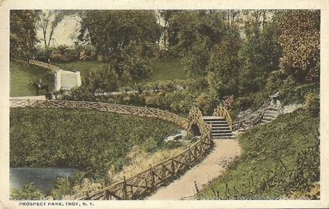 Lakeside Ohio, Troy New York, Troy Ny, Blue Hole, Prospect Park, Lake Erie, Vintage Postcard, Selling On Ebay, Railroad Tracks