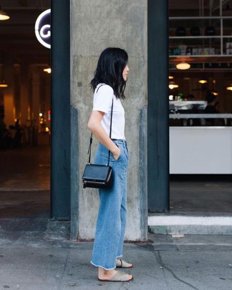 Everyday uniform #tbt #throwback (at Grand Central Market) Everyday Uniform, Jeans Outfit Women, Tank Top Outfits, Hem Jeans, Jeans Outfit, Plaid Fashion, T Shirt And Jeans, Style Crush, Cute Summer Outfits