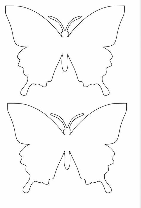 Butterfly Drawing Outline, Number Grid, Emoji Coloring Pages, Paper Flowers Diy Easy, Butterfly Cutout, Butterfly Outline, Make Paper Flowers, Butterfly Stencil, Paper Flower Patterns