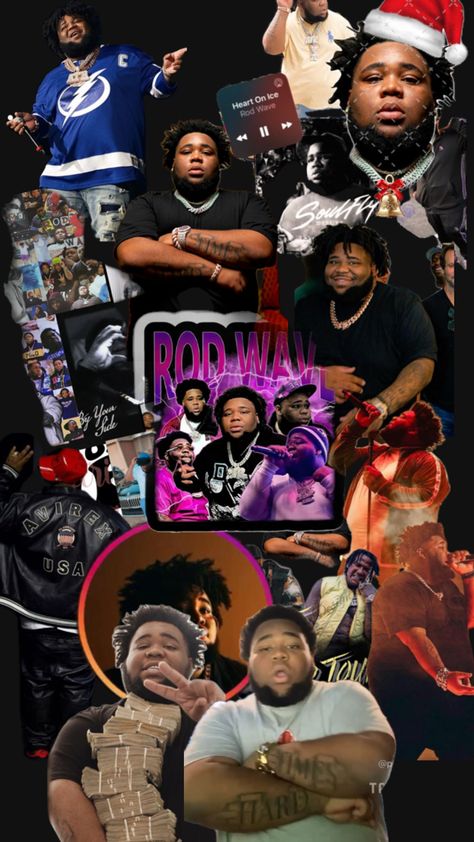 Rod Wave Rod Wave Collage, Waves Song, Free Android Wallpaper, Pretty Wallpaper Ipad, Rod Wave, Best Rapper Alive, Birthday Hair, Waves Wallpaper, Baddie Outfits Ideas