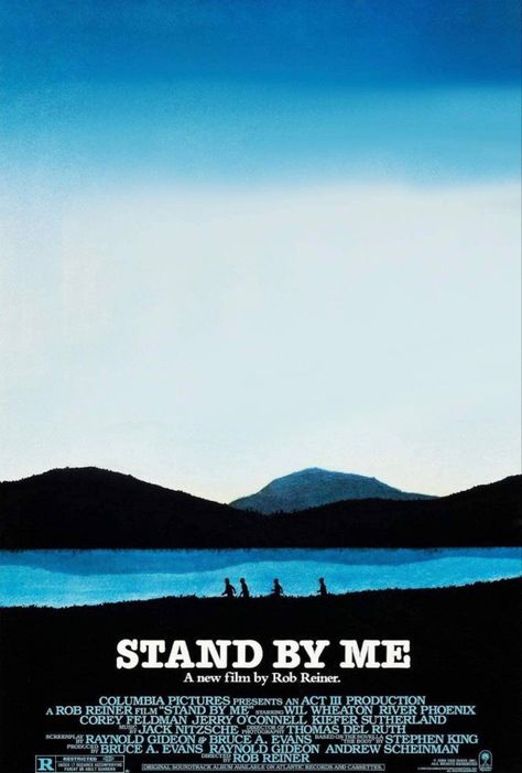 Stand By Me Poster Movies, Stand By Me Movie Poster, Stand By Me Poster, Stand By Me Drawing, Stand By Me Movie, American Teen, Best Movie Posters, Dorm Posters, Movie Prints