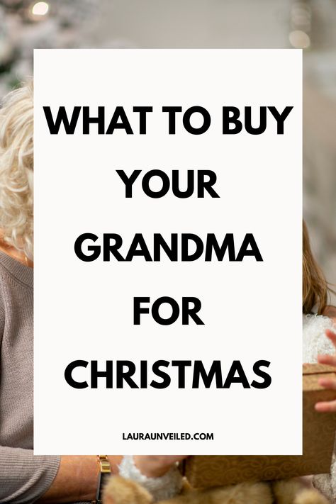 Explore meaningful gift ideas for your grandma to show your love. Unsure what to buy your grandma for Christmas? Choose from thoughtful Christmas gifts for grandmothers and special Christmas gifts for grandmas that she'll treasure. Look into practical Christmas gifts for your grandma for everyday use and consider things to get your grandma for Christmas that bring comfort and joy. Don't forget thoughtful Christmas gifts for great grandparents to celebrate the holiday season with love. Gifts For Great Aunt, Sentimental Gifts For Grandma Diy, Best Gifts For New Grandmas, Grandmas Gift Ideas, Best Gifts For Nana, Great Gifts For Grandma, Gifts For Grandma For Christmas, Special Gifts For Grandma, Amazon Gifts For Grandma