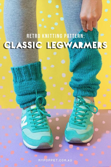 Retro Knitting Pattern: Classic Legwarmers | My Poppet Makes Leg Warmers Knitting Pattern Free, Legwarmers Knitting Pattern, Knit Leg Warmers Free Pattern, Leg Warmers Knitting Pattern, Legwarmers Pattern, Knit Leg Warmers Pattern, Leg Warmers Pattern, Knitted Leg Warmers, Knitting For Charity