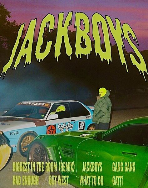 Jackboys Poster, Bedroom Wall Collage, จีซอง Nct, Music Poster Design, Fotografi Vintage, Album Art Design, Rap Wallpaper, Cactus Jack, Picture Collage Wall