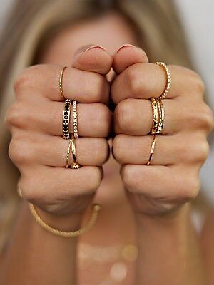 Chic rings idea #rings #casual #minimal #ins #stacking #chic #statement #trendy Ring Photoshoot, Ring Photography, Creative Jewelry Photography, Jewelry Photography Styling, Jewelry Photoshoot, Stacking Ring Set, Luxury Jewellery, Golden Ring, Jewelry Photography