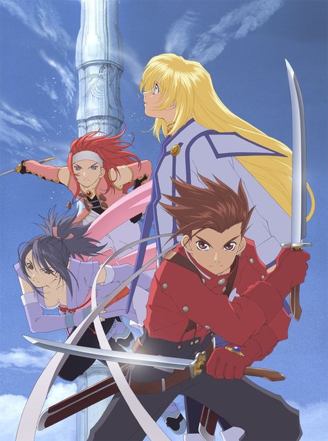 Tales of Symphonia Tales Of Symphonia, Classic Rpg, Tales Of Zestiria, Wall Scroll, Key Art, Survival Horror Game, Tales Series, Xenoblade Chronicles, Keys Art