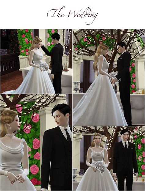 Sims 4: Best Wedding Poses CC & Mods Packs – FandomSpot Best Wedding Poses, Wedding Tumblr, Sims 4 Couple Poses, Bridesmaid Poses, Enchanted Wedding, Pink Wedding Dress, Mod Wedding, Wedding Aisle, Teen Hairstyles