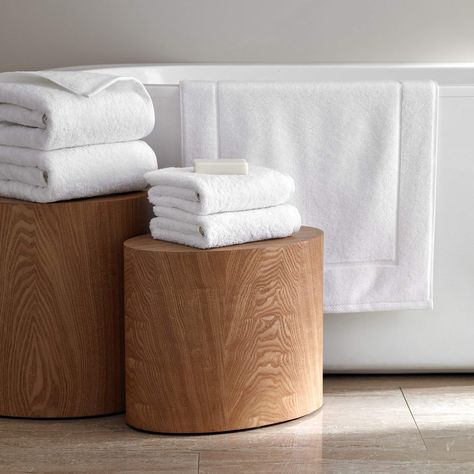 PRICES MAY VARY. WHAT'S INCLUDED: Includes 2 Simple Border Hand Towels, 2 Simple Border Bath Towels, and 1 Simple Border Bath Mat. SOFTER WITH EVERY WASH: Soft, absorbent, white, and fresh. Swaddle yourself in these soft luxury towels and you’ll want to stay wrapped up a little longer than usual. HOTEL LUXURY FOR YOUR HOME: Our Simple Border Standard Bath Bundle is for those who want the classic hotel bath linens. The. Perfect. Bath Linens. RESPONSIBLY CRAFTED: All our products and processes are Simple Border, Classic Hotel, White Hand Towels, Egyptian Cotton Towels, Simple Borders, How To Fold Towels, Bath Towels Luxury, White Bath, Cotton Bath Rug