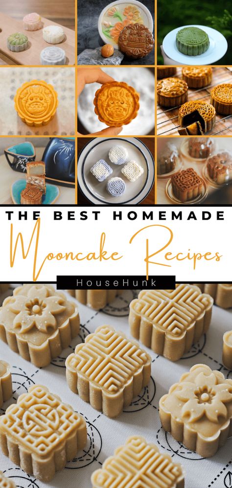 Moon Cake Recipes, Baked Mooncake Recipe, Chinese Snack Recipes, Oreo Mooncake, Moon Cake Filling, Moon Cakes Recipe, Vegan Mooncake Recipe, Savory Mooncake, Moon Cake Recipe