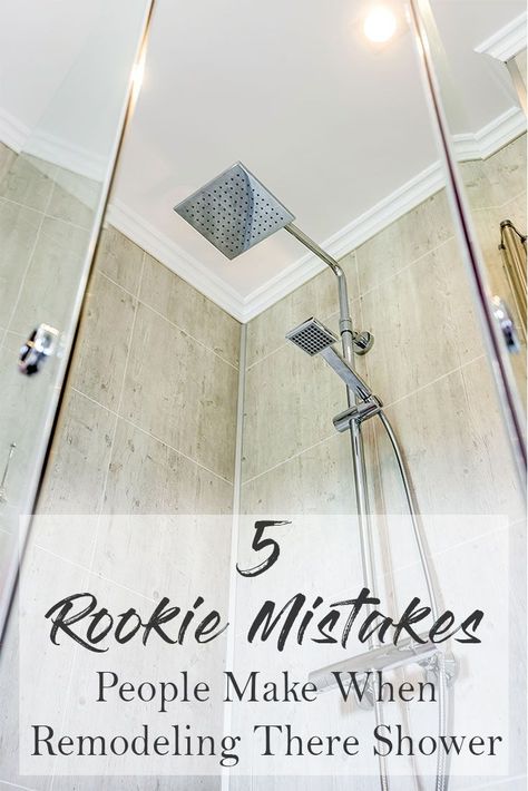 While DIYing a major bathroom remodel might sound like a good idea, you could face some MAJOR problems if you aren't careful. To help avoid them, check out this article! | Innovate Building Solutions | Walk in shower no door | walk in shower small bathroom | bathroom remodel on a budget | master bathroom remodel | #bathroomremodel #MasterBath #walkinshower Bathroom Shower Doors Walk In, Very Small Bathroom Ideas With Shower Walk In, Walk In Shower Remodel Before And After, Walkin Shower Ideas No Door Tile, Budget Shower Ideas, Walk-in Shower No Door, Shower Head Placement Walk In, Walk In Shower Designs No Door, Inexpensive Walk In Shower Ideas