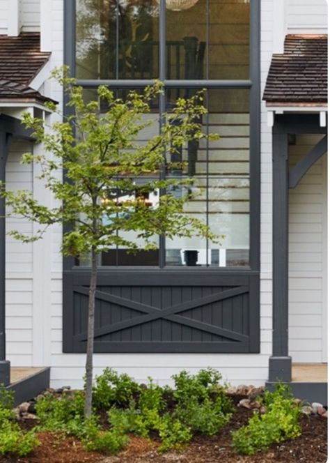 Sunroom Exterior, Farmhouse Trim, Exterior Windows, Ranch House Exterior, Exterior Window, Window Trim Exterior, Beach House Exterior, Home Exterior Makeover, Exterior Makeover