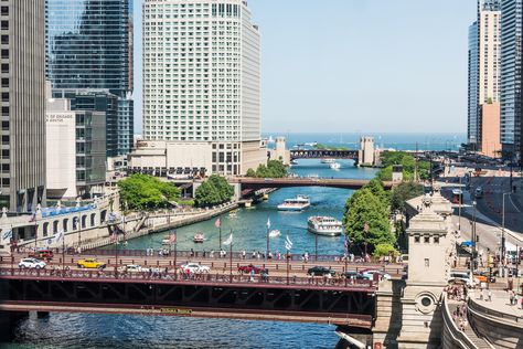 Riverwalk Chicago, River North Chicago, Chicago River Green, Chicago Lakefront Trail, Chicago River North, The River Cafe Brooklyn, Chicago Attractions, North Chicago, Indoor Skydiving