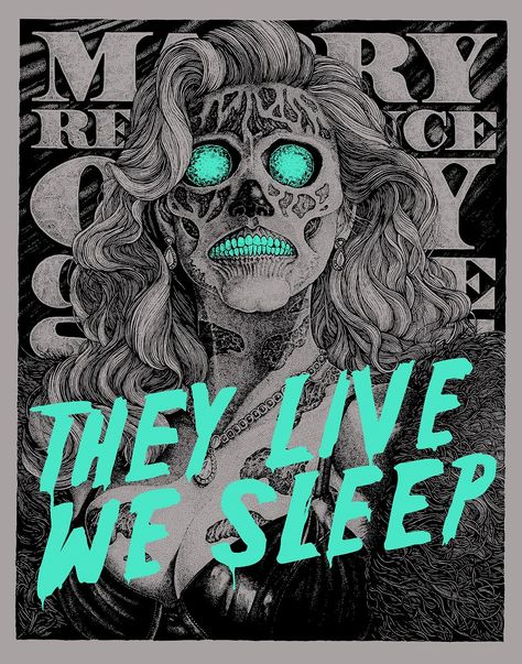 They Live Movie, Monster Squad, Horror Artwork, Horror Posters, Horror Movie Art, John Carpenter, Movie Poster Art, They Live, Classic Horror