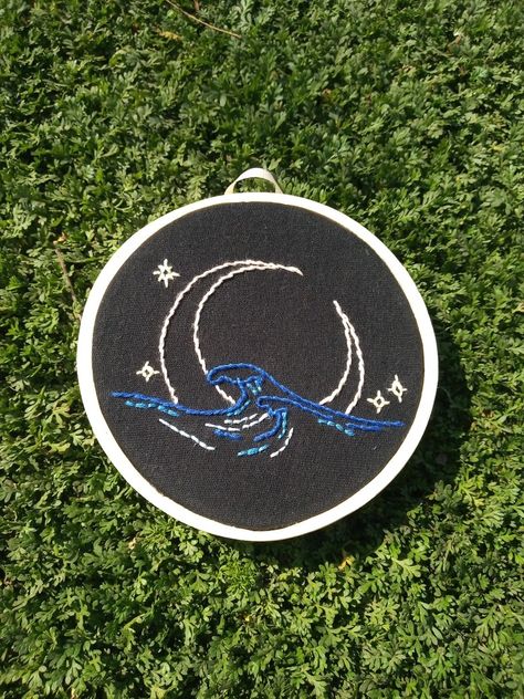 #mar #luna #bordado # Embroidery, Quick Saves