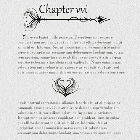 Minimalist Header, Book Typesetting, Header Designs, Book Chapter, Header Design, Character Inspo, Design Book, Arrow Design, Type Setting