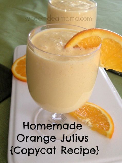 Copycat Orange Julius, Orange Julius Copycat Recipe, Orange Julius Recipe, Orange Julius, Frugal Girls, Easy Drink Recipes, Copycat Restaurant Recipes, Easy Drinks, Summer Snacks