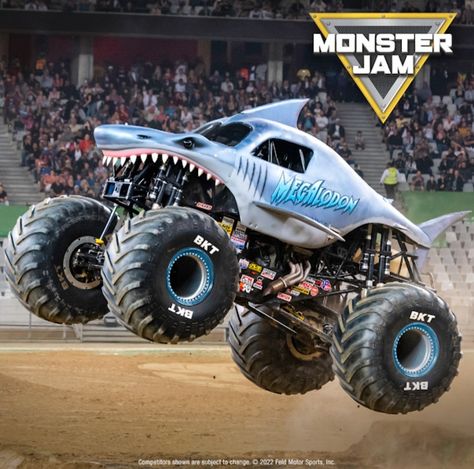 Megladon Monster Truck, Monster Jam Wallpaper, Monster Truck Wallpaper, Letterhead Logo, Monster Jam Birthday, Big Monster Trucks, Monster Jam Party, Truck Theme Birthday, Race Car Track