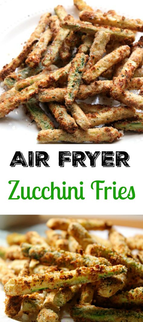 Crispy Air Fryer Zucchini Fries - Foody Schmoody Blog | Foody Schmoody Blog Gluten Free Fries, Crispy Zucchini Fries, Zucchini Fries Baked, Air Fryer Zucchini Fries, Crispy Zucchini, Air Fryer Zucchini, Summer Zucchini, Bake Zucchini, Baked Fries