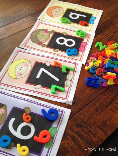 Frog Spot: Peek at a Week of Numeral Identification! Sorting Mats, Number Identification, Prek Math, Math Number Sense, Teaching Numbers, Math Counting, Numbers Preschool, Early Math, Math Activities Preschool