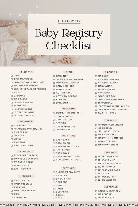 First Time Mom Must Haves Newborns, 2024 Baby Registry List, First Baby Registry Checklist, Pregnancy List First Time Moms, Baby Must Haves Newborn List, Baby Shower List To Buy, Newborn Registry Checklist, Newborn Must Haves List, First Baby Checklist