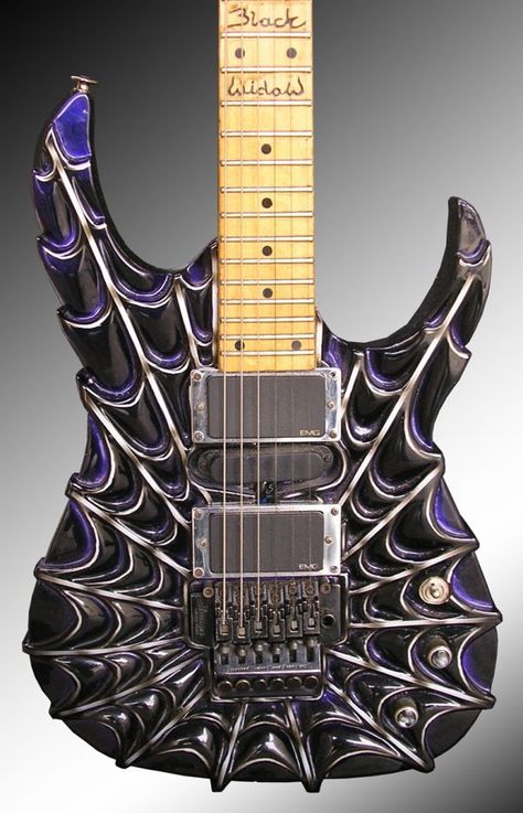 Beautiful Custom Guitars by Jamie Ghio Sanches and Mike Braunewell Crazy Guitars, Steampunk Guitar, Mighty Mike, Famous Guitars, Electric Guitar Design, Guitar Obsession, Custom Electric Guitars, Steve Vai, Angus Young