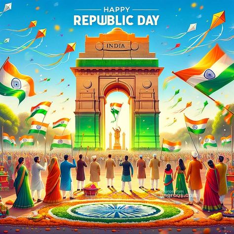 Republic Day Images 2024: Celebrate With Inspiring Quotes And Wishes Happy Republic Day India, Unity Painting, Republic Day Images, Independence Day Pictures, Republic Day Photos, Republic Day India, 26th January, Independence Day Images, Brother Sister Quotes