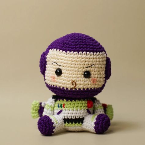 “I am Buzz Lightyear; I come in peace.” Get the pattern via Etsy, designed by Liem Helen of LennsCrafts. More Patterns From This Designer: This post contains affiliate links. Toys Quotes, Toy Story Movie, Toy Story Buzz, Amigurumi Elephant, How To Make Toys, Light Year, Buzz Lightyear, Crochet Toy, Crochet Doll Pattern