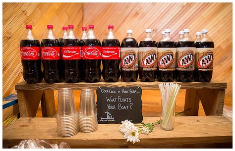 Rootbeer Float Bar Wedding, Coke Float Party, Root Beer Float Bar Wedding, Coke Float Bar, Rootbeer Float Bar Parties, Root Beer Floats Party, Root Beer Float Bar, Coke Float, Holiday Party Inspiration