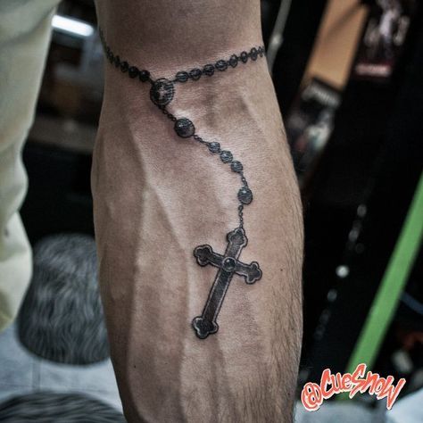 Maori Tattoo Meanings, Crucifix Tattoo, Rosary Tattoo, Cross Tattoo For Men, Men Tattoos Arm Sleeve, Faith Tattoo, Cross Tattoo Designs, Jesus Tattoo, Religious Tattoos