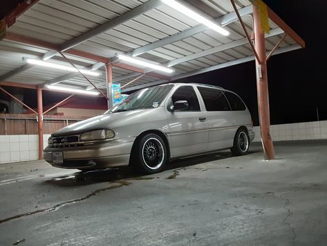 97 Ford Windstar on 17 inch BBS wheels lowered 3in on custom suspension. Bbs Wheels, Ford Windstar, Car Door, Ford