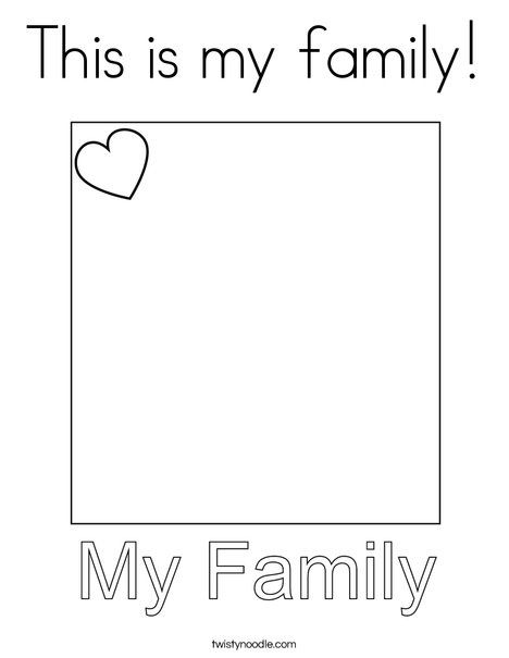 All About Family Preschool Activities, My Family Prek Craft, Draw Your Family Activity, Family Drawing Preschool, About My Family Project, Family Themes For Preschool Activities, This Is My, My Family Printables Preschool, My Family And Me Crafts