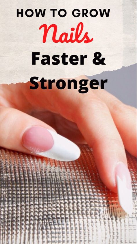 10 tips to get strong & long nails #diy #nails #hairstyles #recipe #nailart #naildesign #natural #skincare #skin #skincareroutine #skincaretips #tiktok #hubpages Strong Long Nails, Nail Growth Faster, Nail Growth Tips, Grow Nails Faster, Fast Nail, Nail Serum, Food Nails, Herbal Teas Recipes, Nail Care Routine