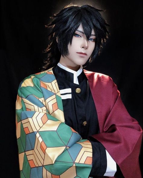 Giyu Cosplay, Tomioka Cosplay, Perfect Husband, School Scrapbook, Cosplay Characters, Wig Styles, Cosplay Outfits, Girl Quotes, Live Action