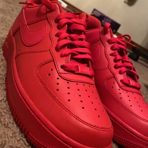 Nike Air Force 1 Low Triple Red First Come First Serve, Nike Air Force 1 Low, Air Force Ones, Air Force 1 Low, Fit Inspo, New New, Nike Air Force 1, Nike Air Force Sneaker, Air Force 1