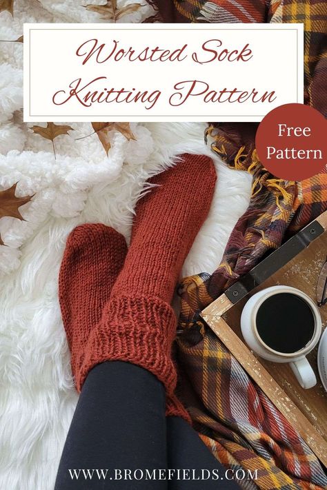 Knitting Socks Flat Free Pattern, Easy Tube Sock Knitting Pattern, Knitted Sock Patterns Free Easy, Knit Slipper Socks Free Pattern, Toe Up Sock Patterns Knitting Free, Beginner Knit Socks Free Pattern, Basic Sock Knitting Pattern Free, Free Sock Patterns Knit, Two Needle Socks Free Pattern