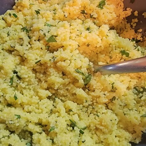 Herbed Couscous, Herb Couscous, Simple Couscous Recipes, Unique Side Dishes, Couscous Recipe, Eat Me Drink Me, Couscous Recipes, Greek Dishes, Rice Dishes