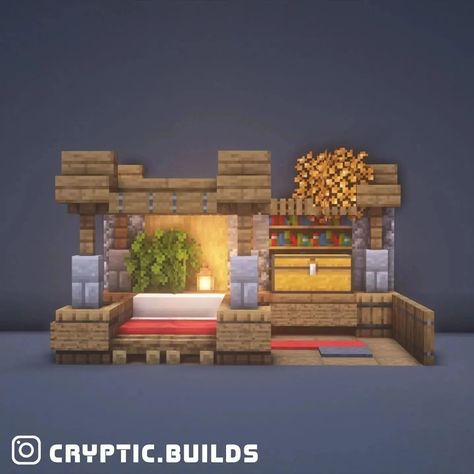 Minecraft Mineshaft, Minecraft Interior Design Bedrooms, Minecraft Bed Designs, Minecraft Bed Ideas, Minecraft Room Designs, Minecraft Building Designs, Minecraft House Interior, Interior Minecraft, Minecraft Kingdom