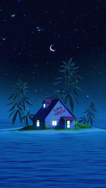 Kame House🌙 . . . . . . #lofi #dbz #herb #aesthetic #dbzedits #nights... | kame house | TikTok Master Roshi Icon, Goku House, Kame House Wallpaper, Herb Aesthetic, Kame House, Japanese Dragon Drawing, Billy Y Mandy, Art Marocain, Lofi Aesthetic