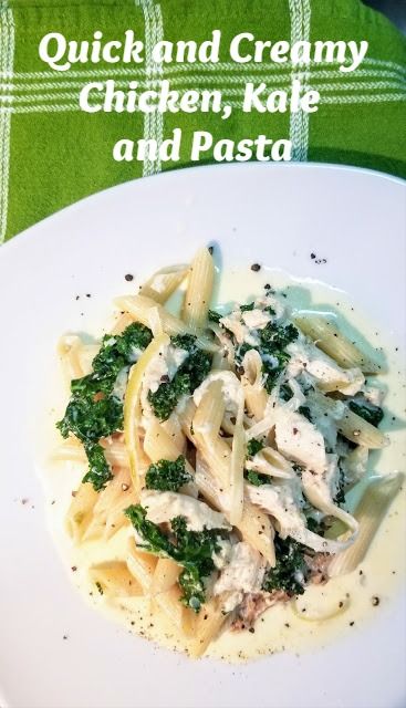 Tuscan Trattoria Chicken And Kale Spaghetti, Chicken And Greens Pasta, Chicken And Kale Pasta, Kale Chicken Pasta, Chicken Kale Pasta Recipes, Kale Chicken Recipes, Kale And Chicken Recipes, Chicken Kale Recipes, Chicken And Kale Recipes