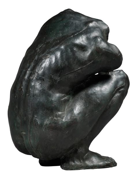 Torso of a crouching woman (conceived c. 1887, cast by 1913), Camille Claudel. Woman Crouching Pose, Women Sculpture Aesthetic, Women Body Sculpture, Crouching Pose Reference, Woman Crouching, Womens Body Sculpture, Crouching Woman, Crouching Pose, Camille Claudel Sculpture