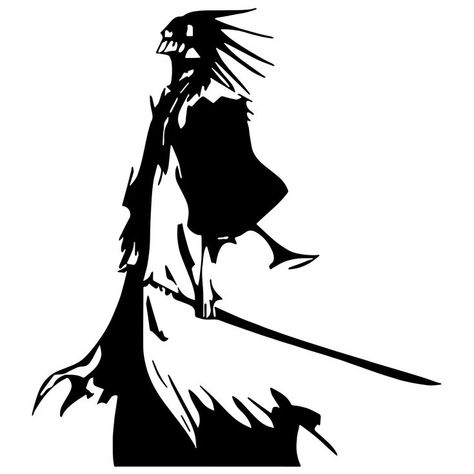 Bleach Kenpachi Zaraki, Bleach Kenpachi, Bleach Tattoo, Ichigo Kurosaki Wallpaper, Arte Viking, Kenpachi Zaraki, Bleach Drawing, Tattoo Thoughts, Anime Decals