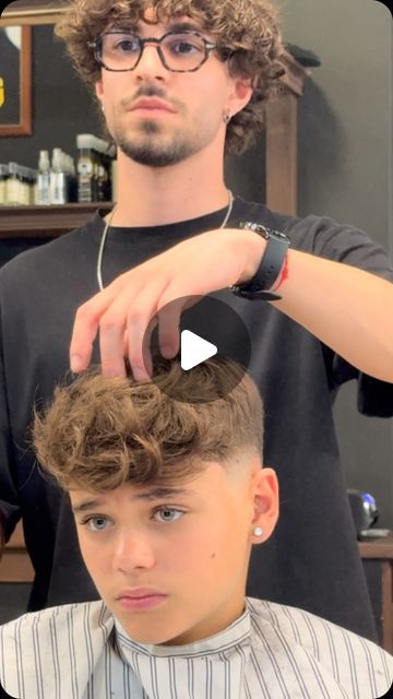 Alex Giannone✨💈 on Instagram Best Boy Haircuts 2024, Fluffy Fringe Haircut Boys, Mid Fade Fluffy Fringe, Straight Boys Haircut, Haircut Boys 2024, Boy Teen Haircut, Cool Boy Hairstyles, How To Style Boys Hair, Boys Haircut 2024