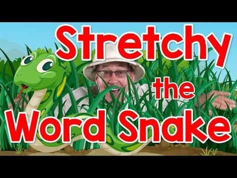 Stretchy the Word Snake | Phonics Song for Kids | Segmenting and Blending Words | Jack Hartmann - YouTube How To Teach Blending Sounds, Blending Two Letter Sounds, Segmenting Phonemes Activities, Science Of Reading Letter Sounds, Phonics Videos Letter Sounds, Jack Hartmann, Phonics Videos, Sounding Out Words, Phonics Song