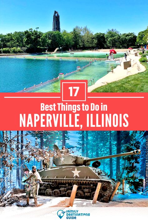 Want to see the most incredible things to do in Naperville, IL? We’re FamilyDestinationsGuide, and we’re here to help: From unique activities to the coolest spots to check out, discover the BEST things to do in Naperville, Illinois - so you get memories that last a lifetime! #naperville #napervillethingstodo #napervilleactivities #napervilleplacestogo Naperville Illinois Things To Do, Naperville Riverwalk, Things To Do In Summer, Illinois Travel, Naperville Illinois, Kid Friendly Restaurants, Midwest Travel, Chicago Suburbs, Family Destinations