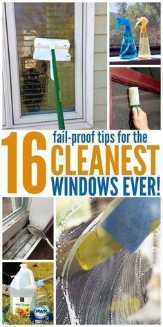 16 Window Cleaning Tips for the Cleanest Windows EVER Window Cleaning Tips, Cleaning Tricks, Deep Cleaning Tips, Window Cleaning, Kitchen Cleaning Hacks, Cleaners Homemade, Window Cleaner, Natural Cleaning Products, House Cleaning Tips