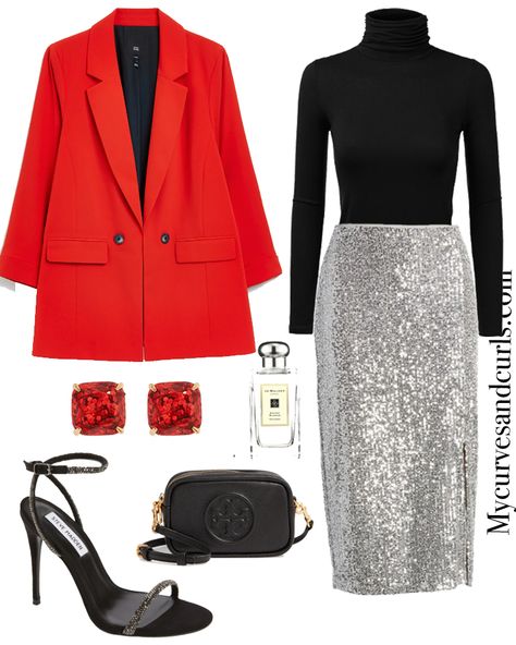 Holiday Office Party Outfit Plus Size, Plus Size Xmas Party Outfit, Christmas Party Plus Size Outfit, Christmas Luncheon Outfits, Office Christmas Party Outfit Plus Size, Christmas Party Outfits Curvy, Plus Size Holiday Outfits Christmas, Plus Size Christmas Outfit Party, Work Christmas Party Outfit Classy